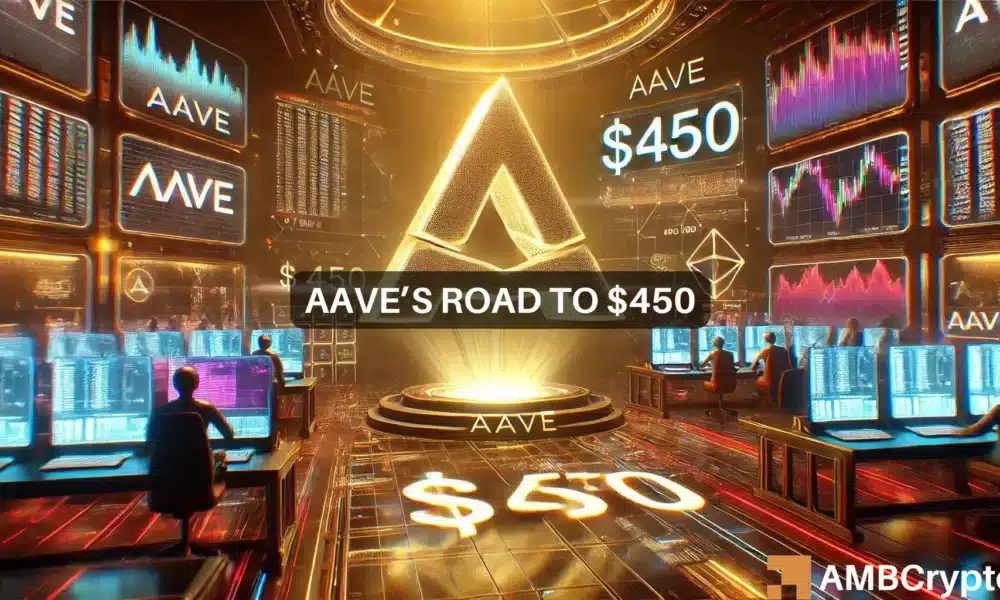 Can Aave reach $450? Yes, but there are major conditions