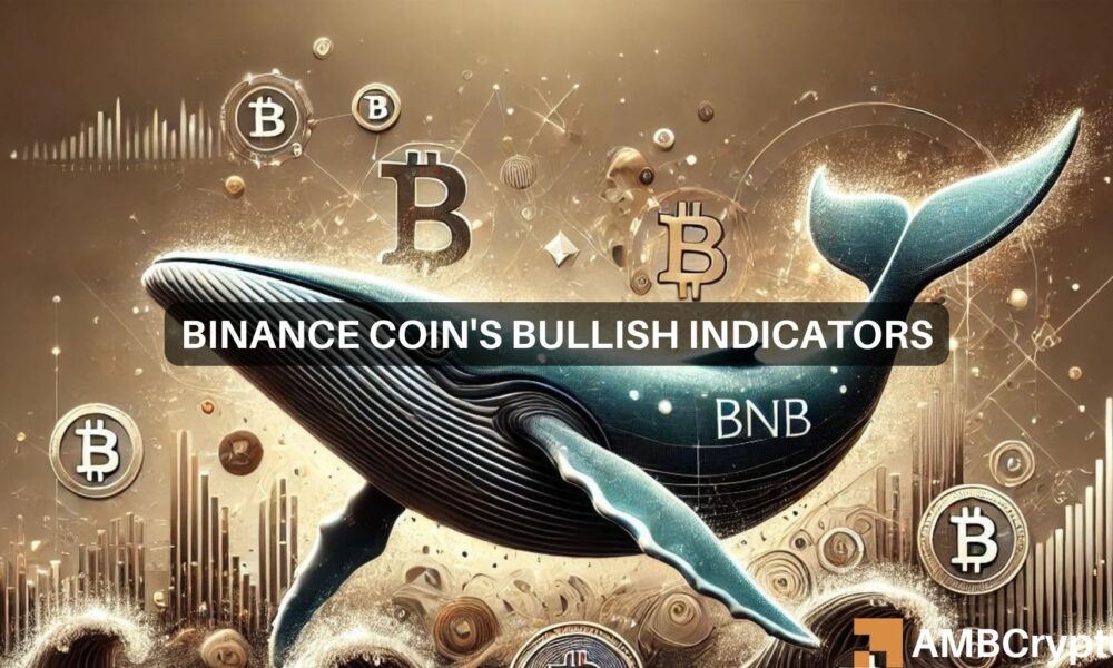 BNB eyes $555 as key indicator signals bullish crossover