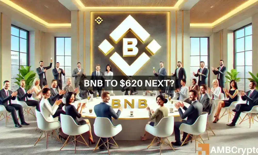 BNB breaks $600 – Can the altcoin reach $620 next?