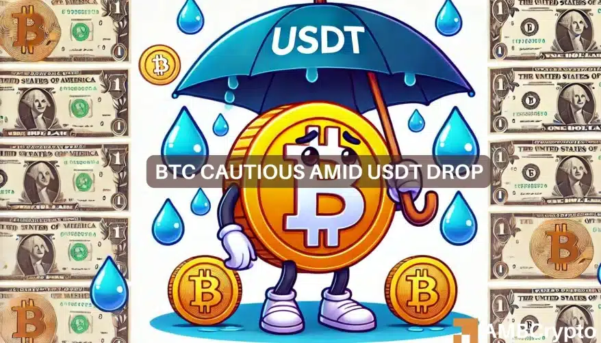 Bitcoin below $60K: Checking USDT’s role in BTC’s next move