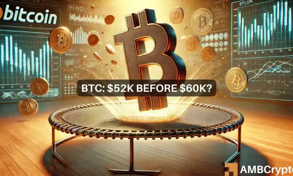 Will Bitcoin fall to $52K before a major upswing?