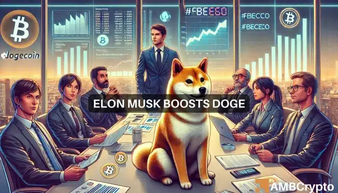 Elon Musk boosts Dogecoin