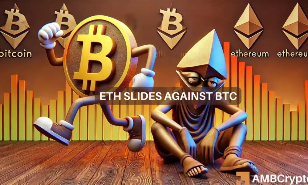 Ethereum vs Bitcoin – Explaining the 44% underperformance