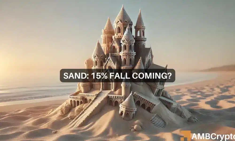 Is SAND set for a 15% decline? Bears take control