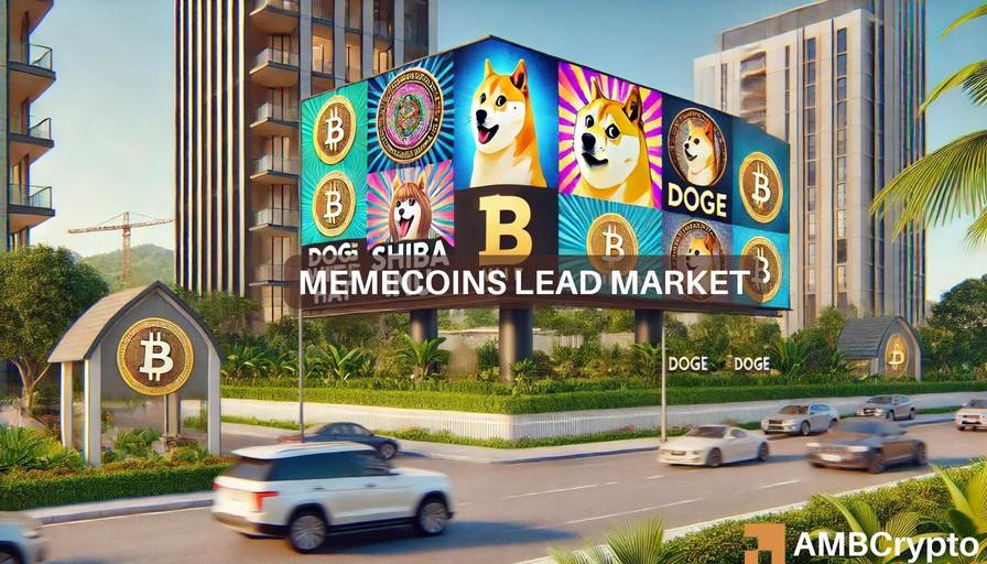 Shiba Inu, other memecoins leads altcoins