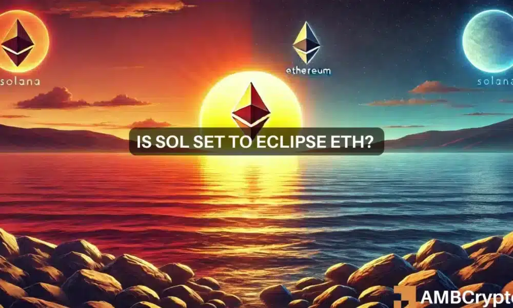 Solana vs Ethereum: Is SOL closing in on ETH’s dominance?