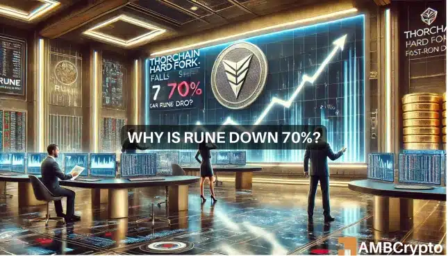 THORChain Hard Fork falls short - Can RUNE recover from its 70% drop?