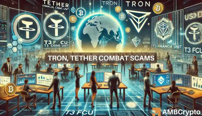 Tether crypto, Tron, TRM Labs team up: