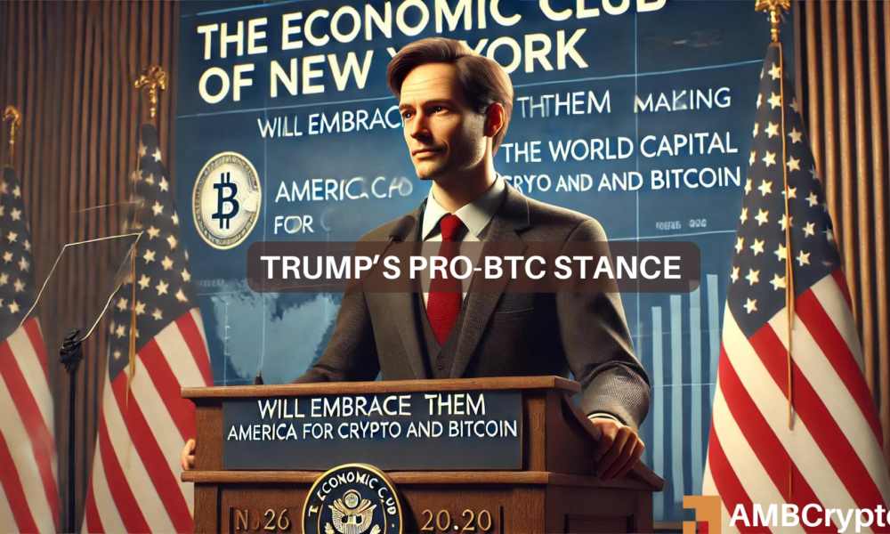 Trump’s Bitcoin pledge – ‘America to be the world’s crypto capital’