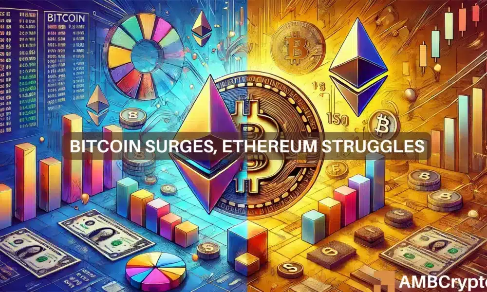 Analyst – ‘ETH isn’t dying,’ despite Bitcoin outpacing Ethereum