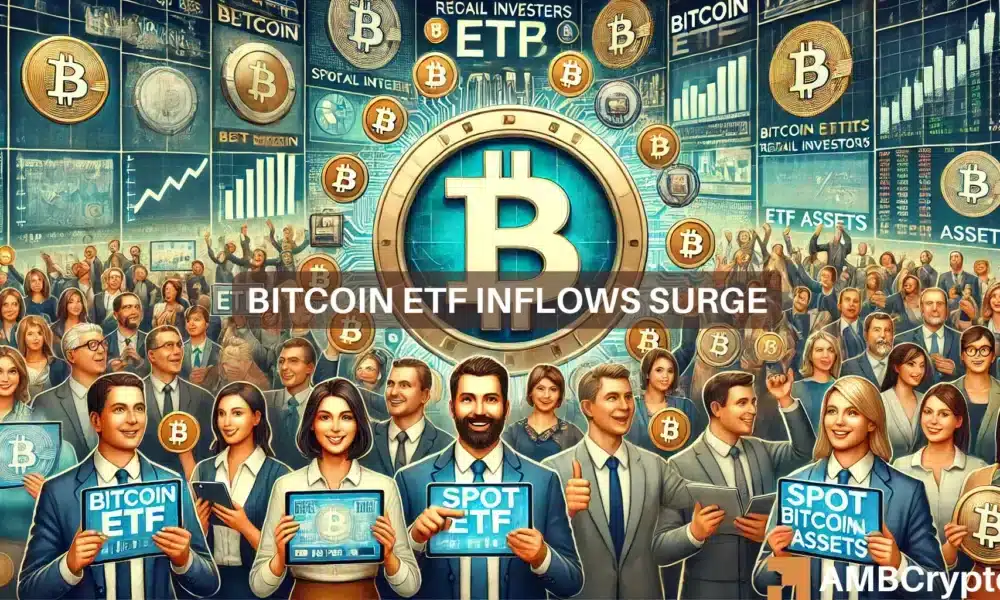 Bitcoin ETF inflows surge to $22B – Are retail investors leading the charge?