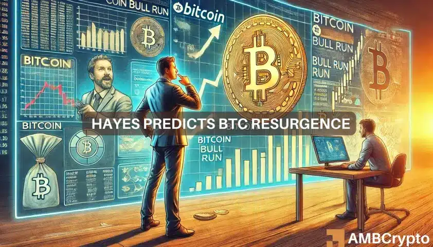 Hayes predicts BTC resurgence