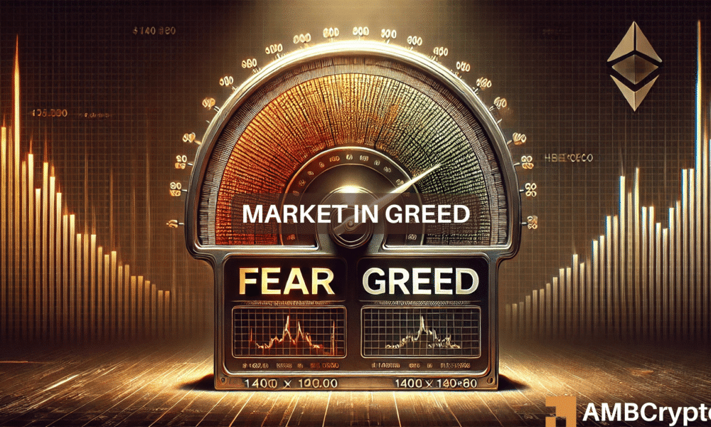 Crypto Fear and Greed Index hits 73: Overheated market?