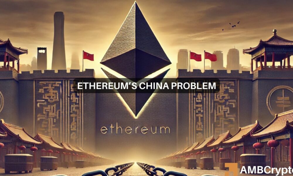 Ethereum faces supply overhang as China eyes $1.3B ETH sale – What now?