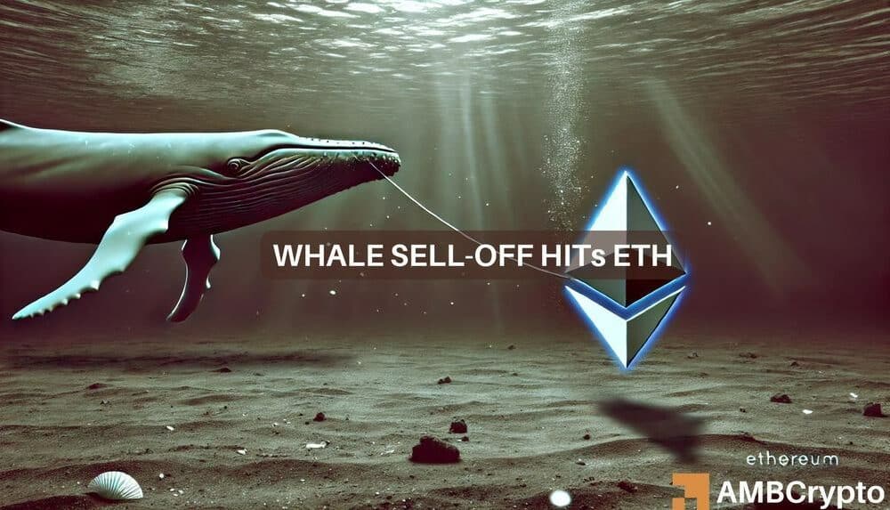 Ethereum faces downward pressure as whale dumps $12 mln ETH