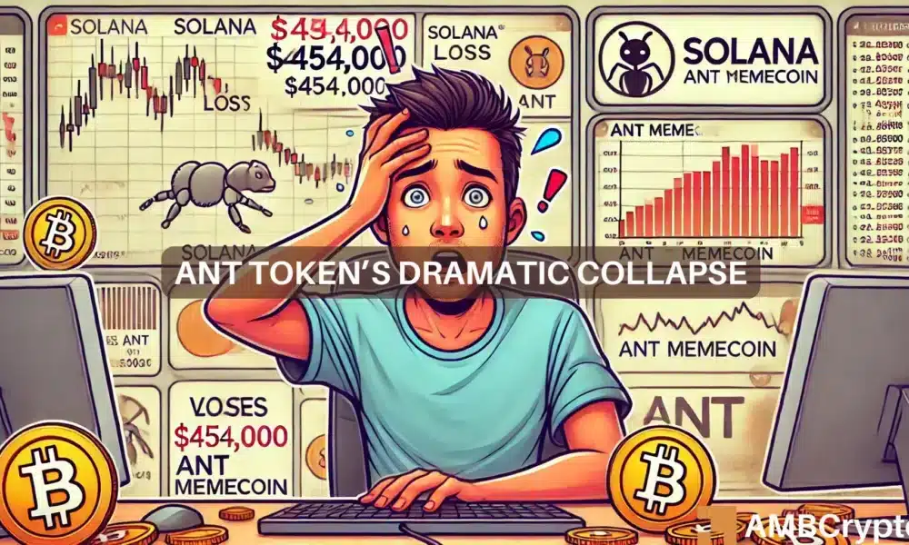 Memecoin risks: Investor loses $500k in Solana’s ANT token in under an hour