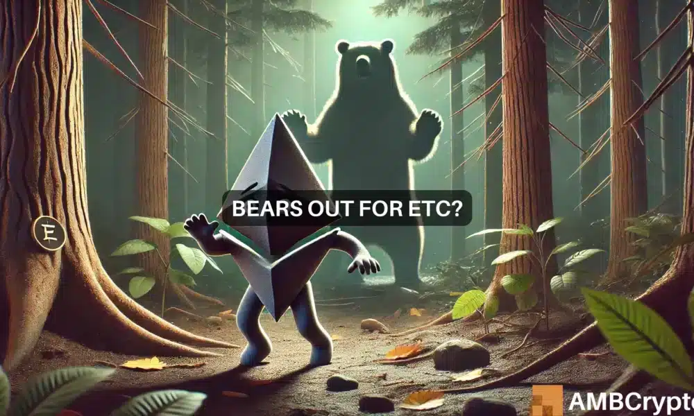 Ethereum Classic’s short-term looks bearish: Will ETC decline further?