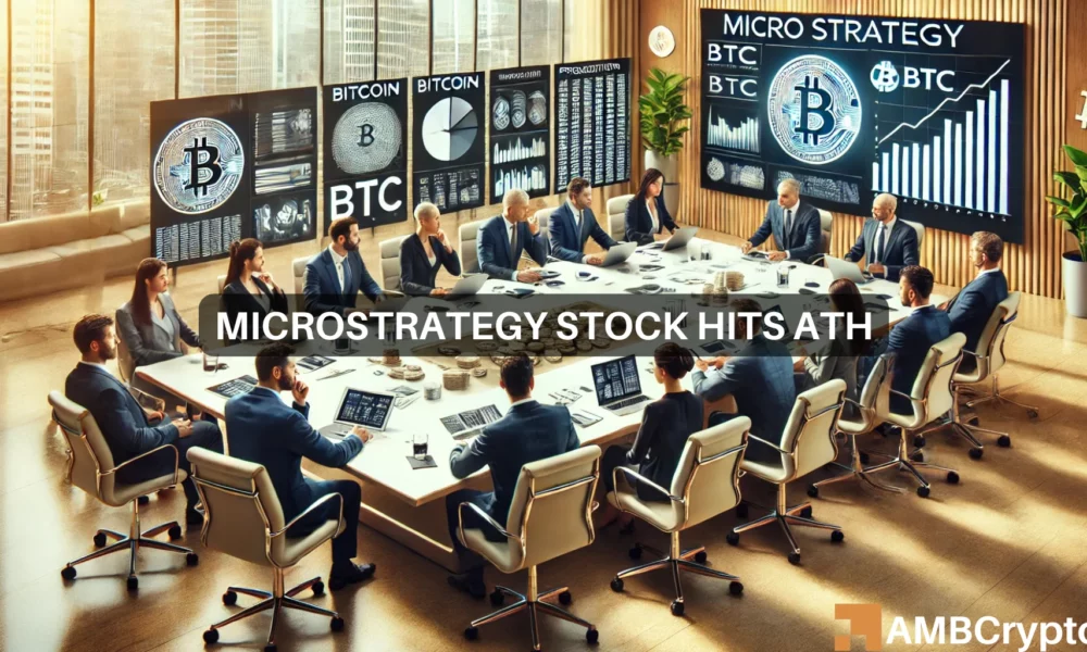 MicroStrategy stock hits 25-year high amid Bitcoin surge