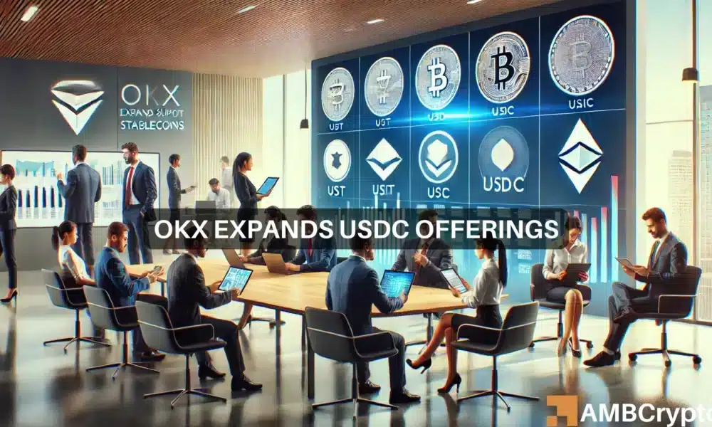 Crypto exchange OKX to support 6 new USDC trading pairs