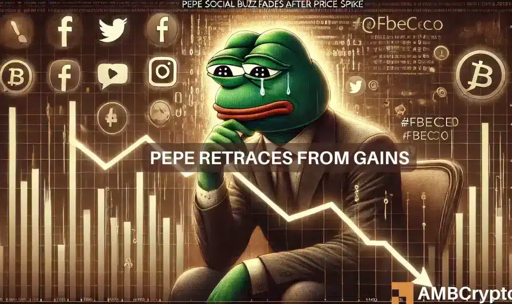 As Pepe’s social buzz fades, what’s next for price?