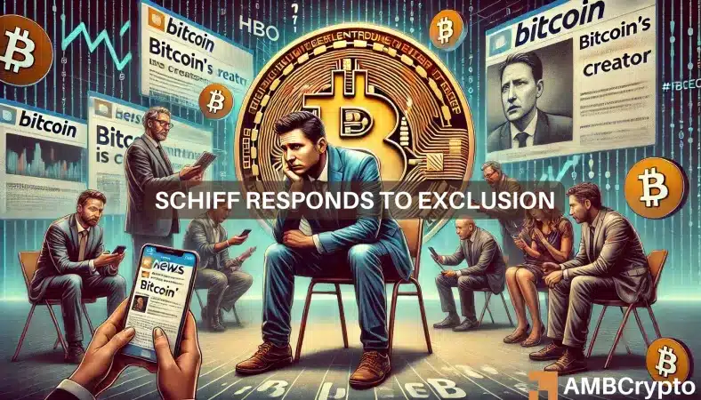 ‘Conspicuous’ – Peter Schiff questions his absence in Bitcoin documentary