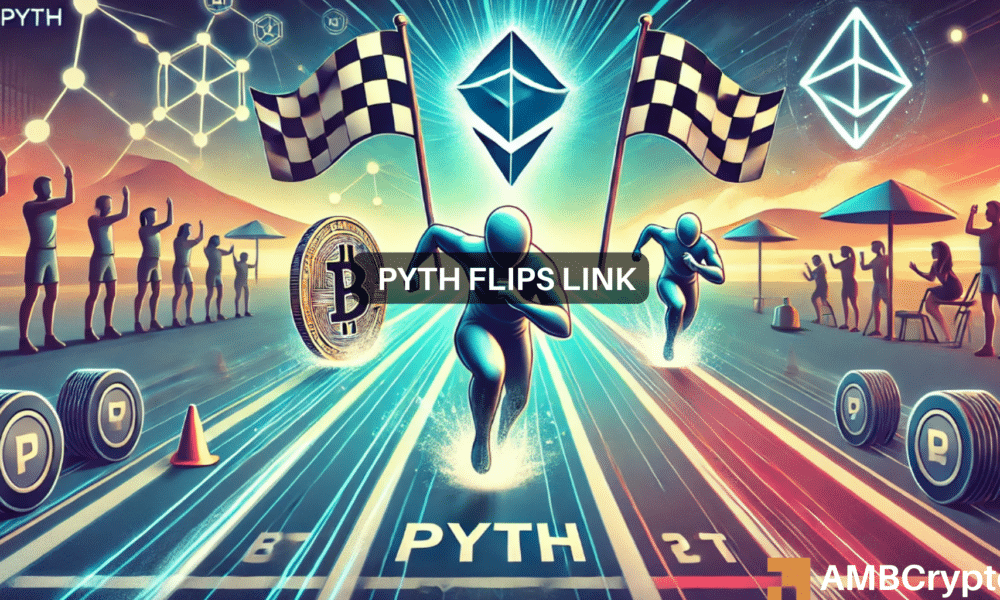 Pyth Network flips Chainlink with $36B volume: A signal for traders?