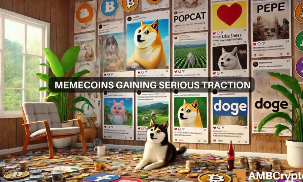 ‘Memecoin supercycle’ begins? Investors excited as POPCAT outshines Bitcoin