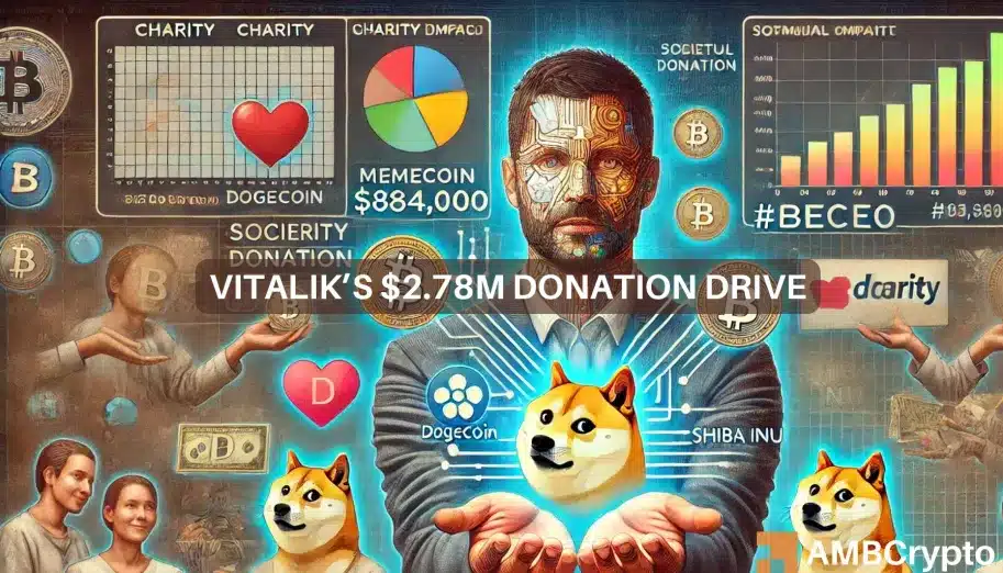 Vitalik’s $2.78M donation drive