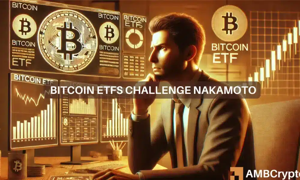 Bitcoin ETFs to overtake Satoshi Nakamoto? $3.4B inflows say they might!