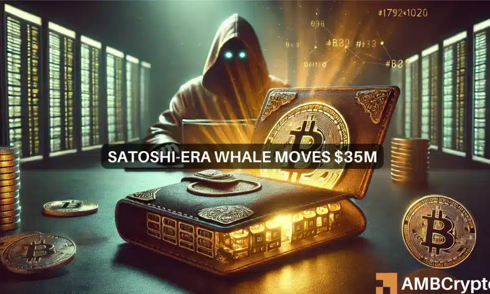 Old Bitcoin, new moves: All about Satoshi Nakamoto era whale’s $35.8M transfer