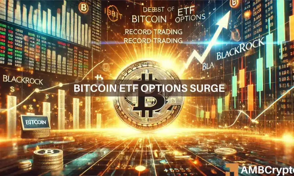 Bitcoin ETF options debut sparks record trading—BlackRock’s IBIT leads the way