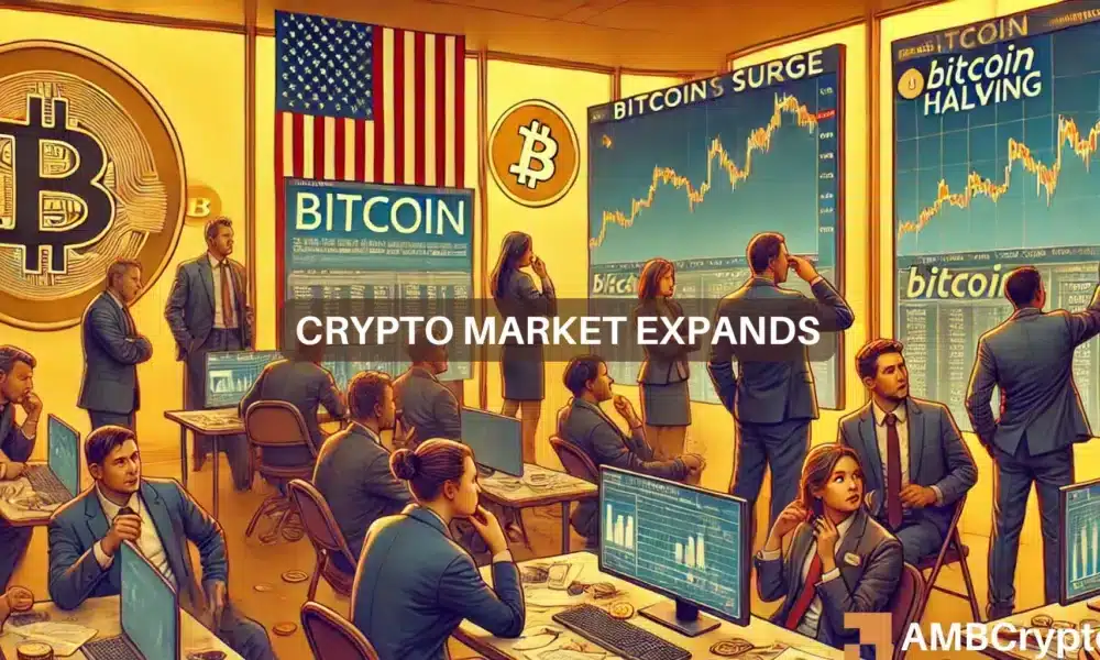 Crypto market hits record high as Bitcoin gains 41% in 30 days – Trump effect?