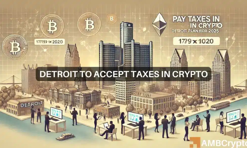 Pay taxes in crypto: Detroit’s new plan for 2025