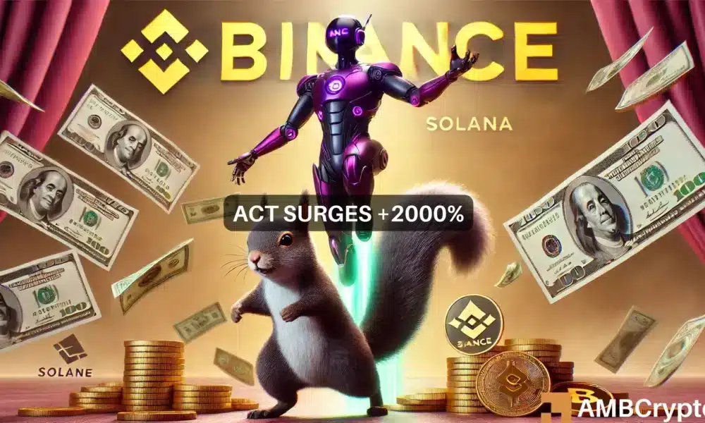 Solana memecoins surge: ACT and PNUT skyrocket after Binance listing