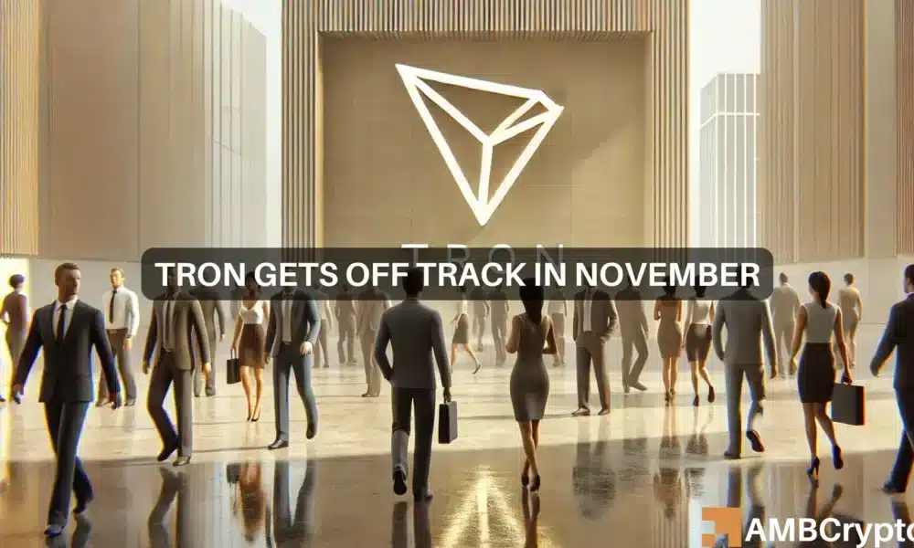 TRON’s network activity drops after October surge – What went wrong?