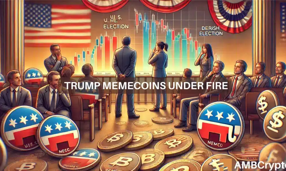 Trump-themed memecoins carsh post-election – Here’s what’s happening