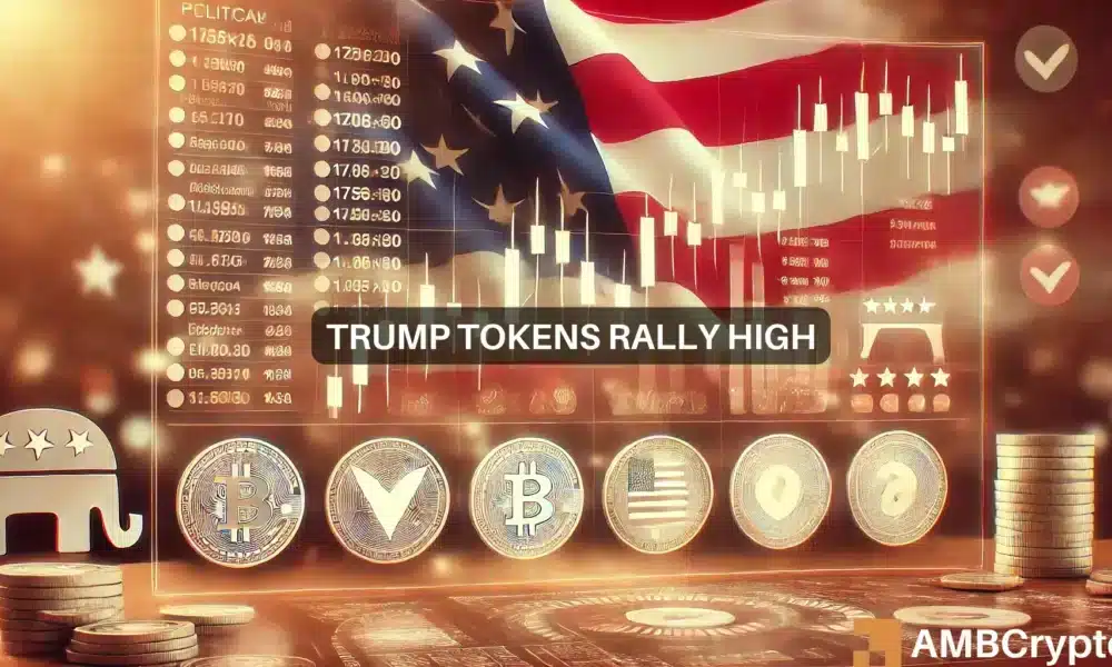 Election day surge – ‘Trump tokens’ lead PolitiFi rally, but will these gains hold?