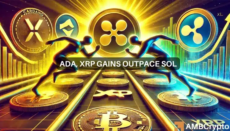 XRP, Cardano race ahead as legacy tokens fall behind: What