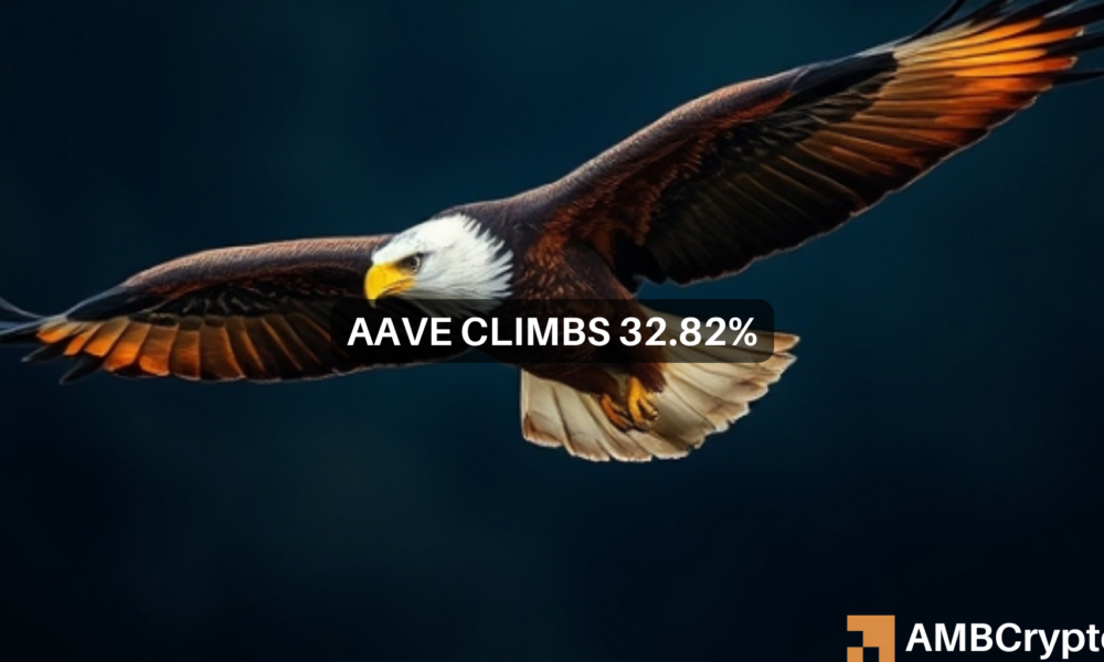 Aave’s 32.82% surge: Mapping the coin’s move from $269 to $359