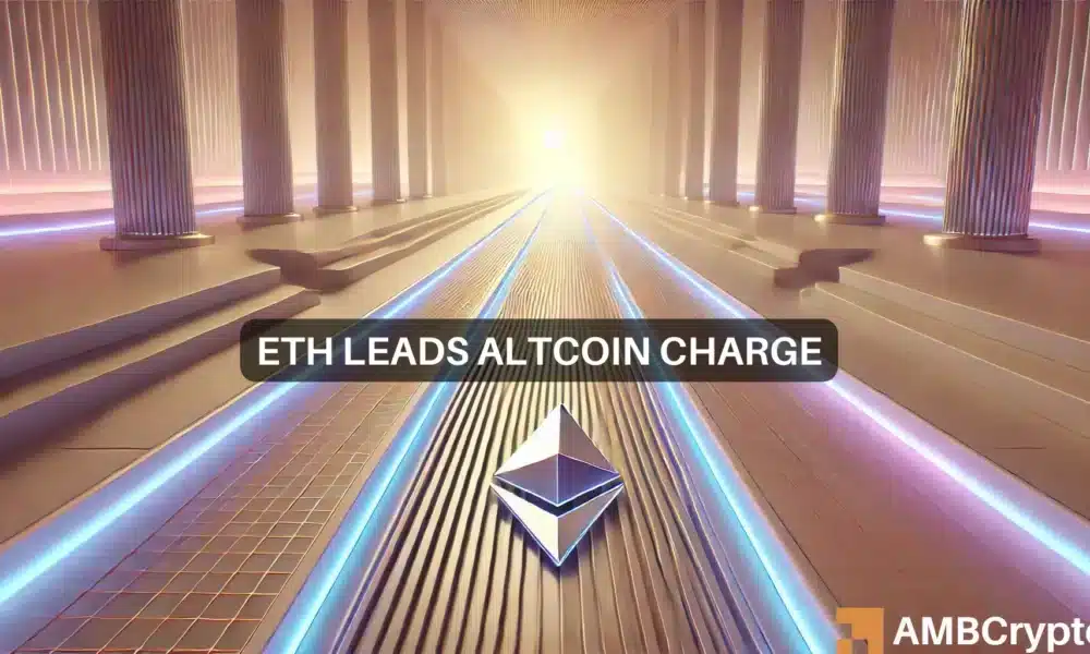 Altcoin season alert: Ethereum leads as it eyes a move towards $5K