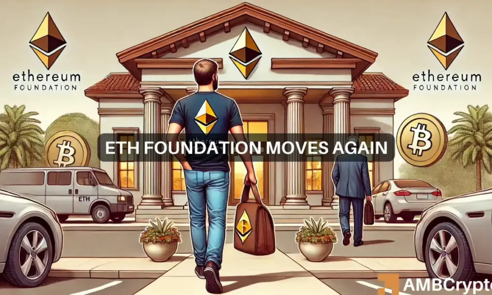 Ethereum Foundation’s ETH sales draw attention: $12.2M raked in 2024!