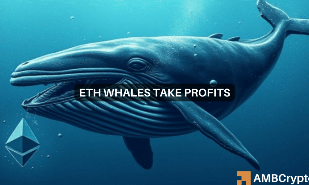 Ethereum’s $4K dreams face hurdle as whales take profit – What now?