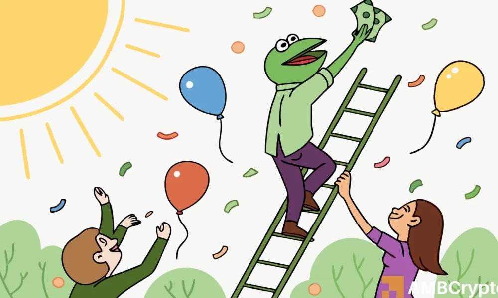 PEPE price prediction – Here are the odds of memecoin holding on after new ATH