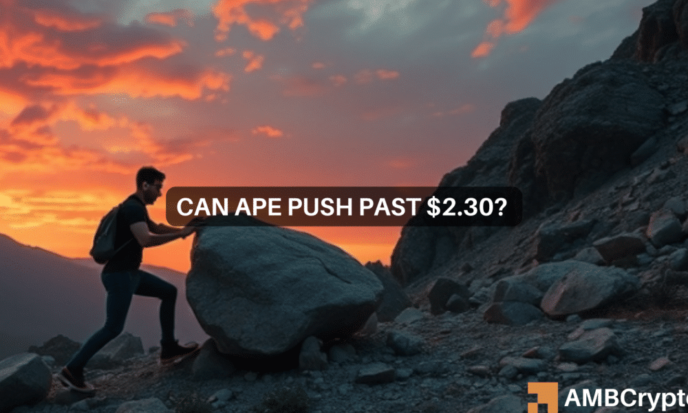 APE jumps 11.94% in one day: Is $2.30 the next target?