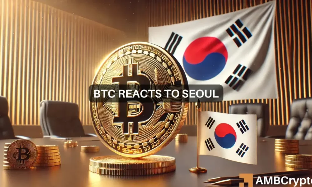 XRP, Bitcoin feel the heat as South Korean crisis shakes crypto markets
