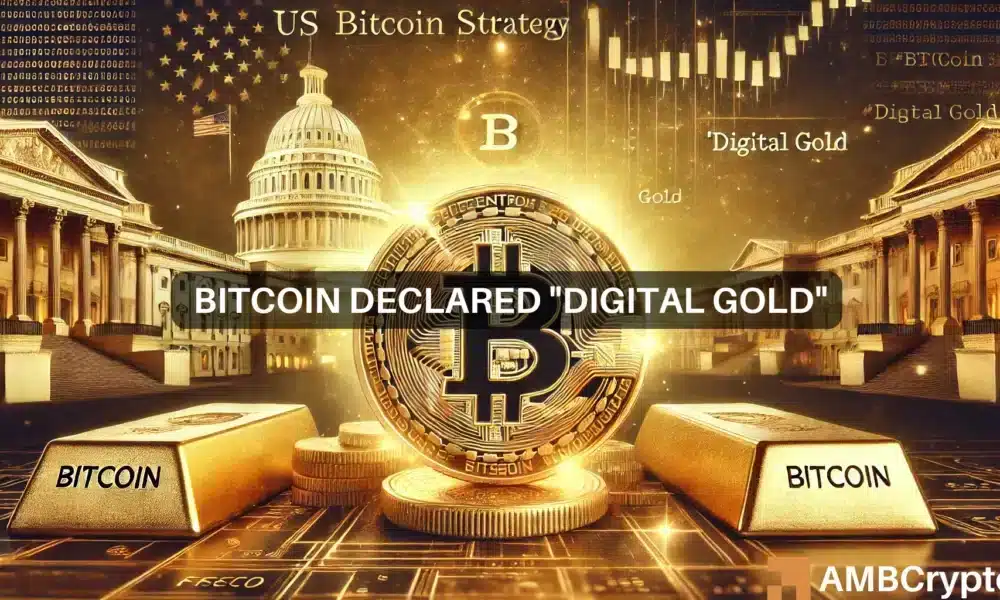 U.S. Bitcoin strategy picks up pace – BTC declared ‘digital gold’