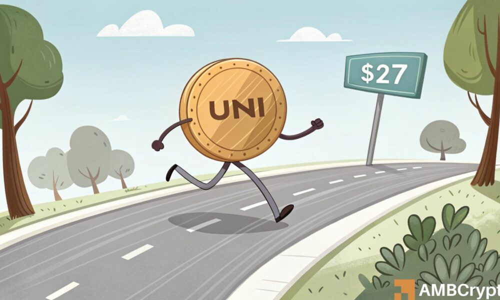 Uniswap swarmed by whales: Odds of UNI pushing to $27 now are…