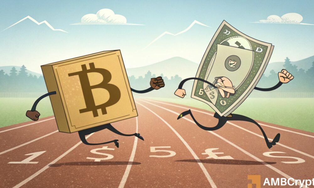 How does Bitcoin’s surge over the S&P 500 impact BTC prices?