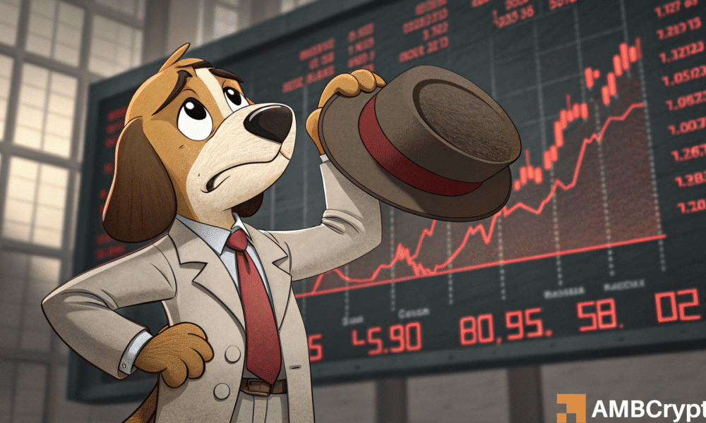dogwifhat reports 19% losses – Why there may be more downside