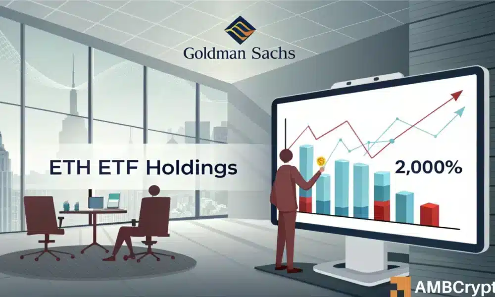 Goldman Sachs expands ETH ETF holdings by 2,000% – Details